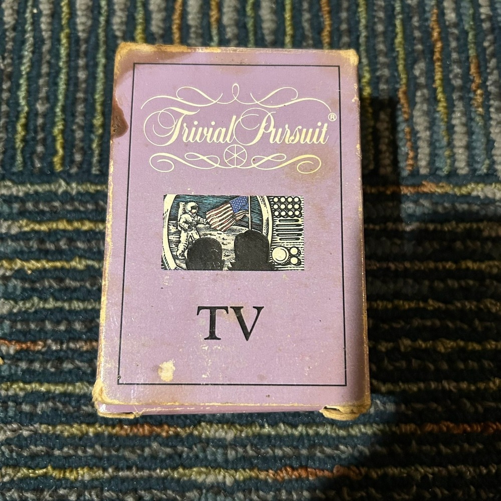 Trivial Pursuit TV Special Pack Purple Vintage Card Game Expansion Pack